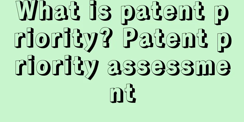 What is patent priority? Patent priority assessment