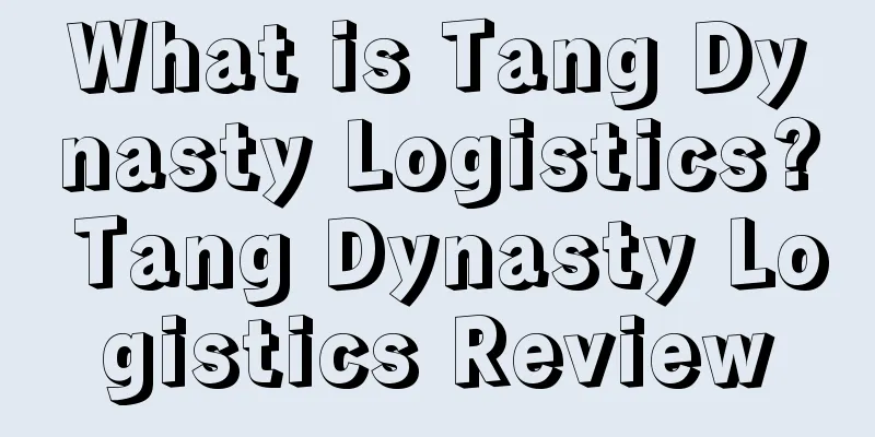 What is Tang Dynasty Logistics? Tang Dynasty Logistics Review
