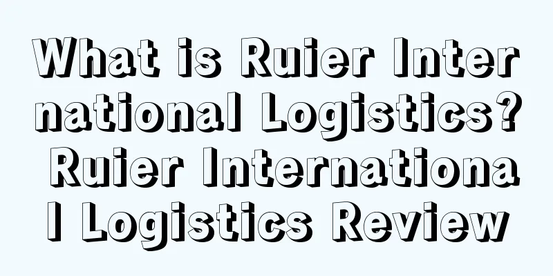 What is Ruier International Logistics? Ruier International Logistics Review