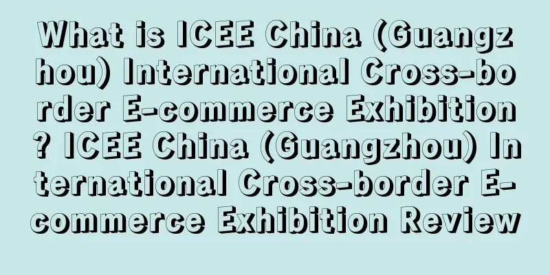 What is ICEE China (Guangzhou) International Cross-border E-commerce Exhibition? ICEE China (Guangzhou) International Cross-border E-commerce Exhibition Review