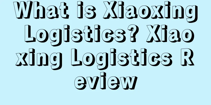 What is Xiaoxing Logistics? Xiaoxing Logistics Review