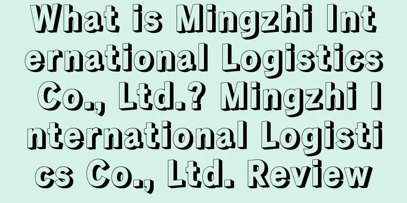 What is Mingzhi International Logistics Co., Ltd.? Mingzhi International Logistics Co., Ltd. Review