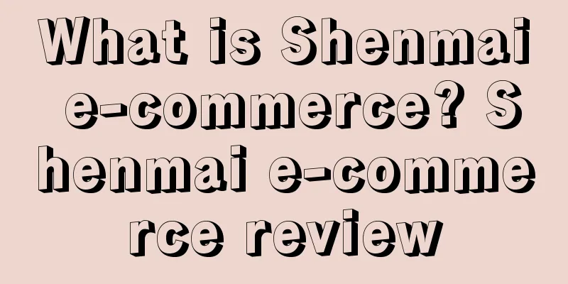 What is Shenmai e-commerce? Shenmai e-commerce review