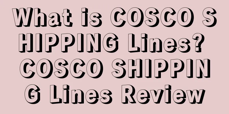What is COSCO SHIPPING Lines? COSCO SHIPPING Lines Review