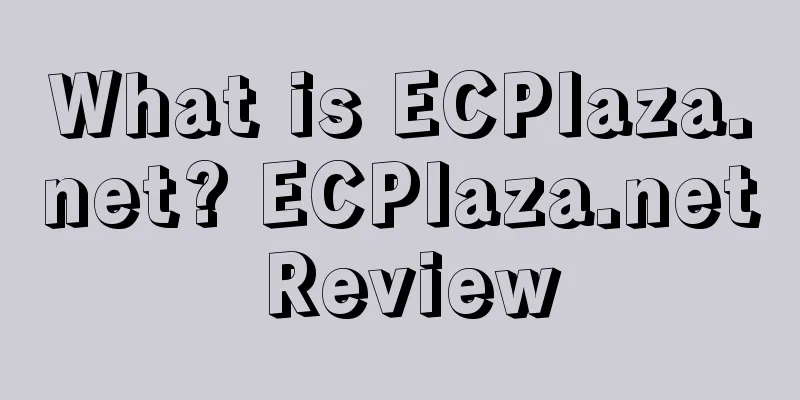 What is ECPlaza.net? ECPlaza.net Review