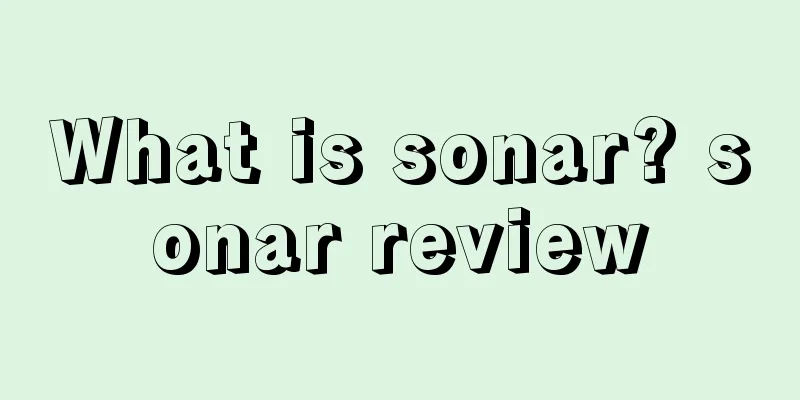 What is sonar? sonar review