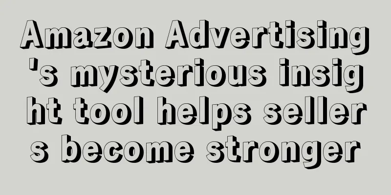 Amazon Advertising's mysterious insight tool helps sellers become stronger