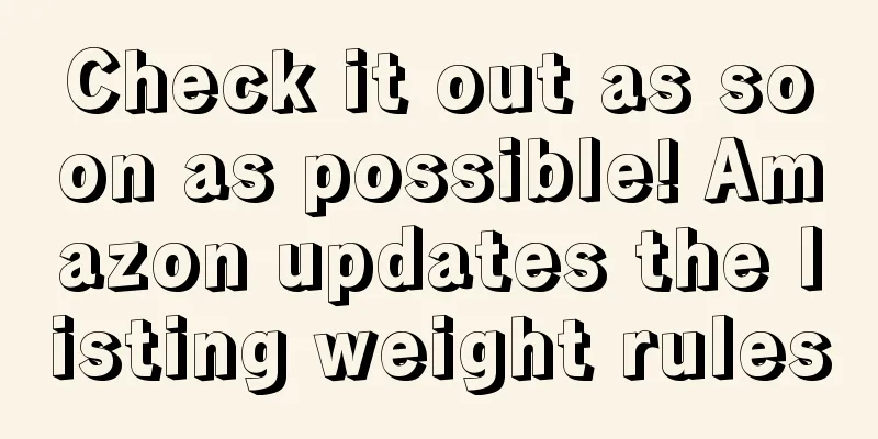 Check it out as soon as possible! Amazon updates the listing weight rules