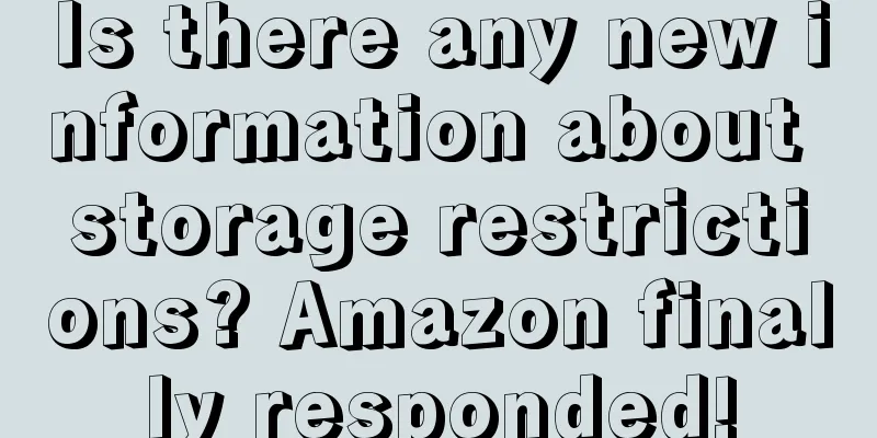 Is there any new information about storage restrictions? Amazon finally responded!