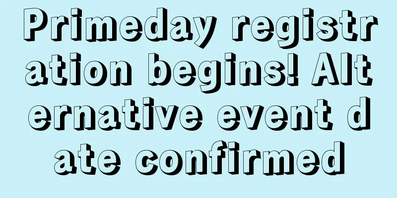 Primeday registration begins! Alternative event date confirmed