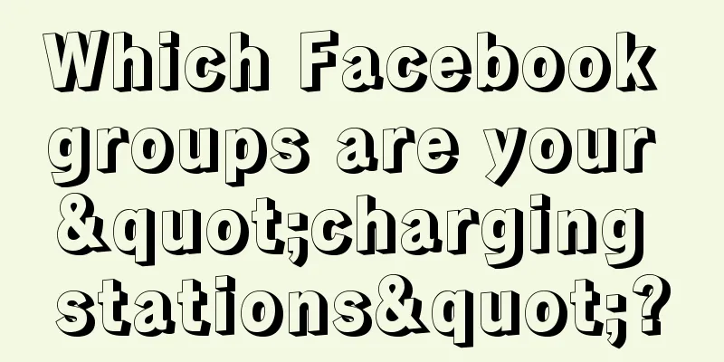 Which Facebook groups are your "charging stations"?