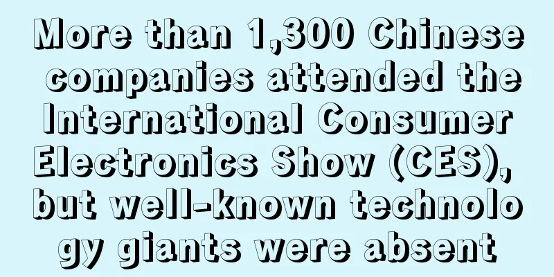 More than 1,300 Chinese companies attended the International Consumer Electronics Show (CES), but well-known technology giants were absent