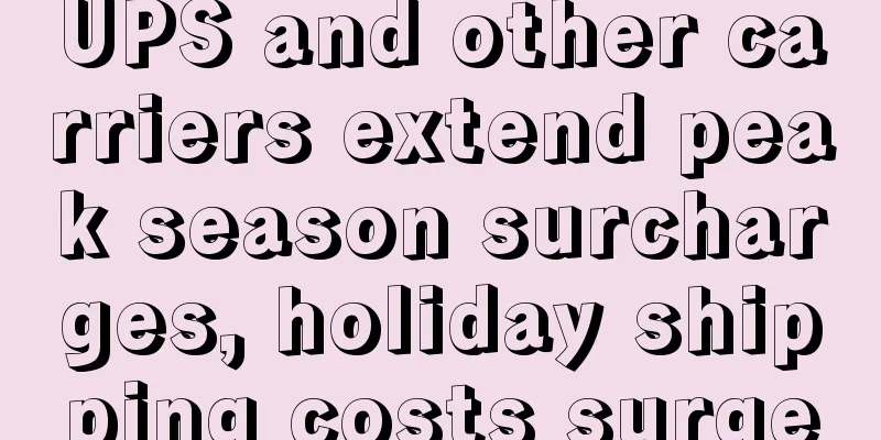 UPS and other carriers extend peak season surcharges, holiday shipping costs surge