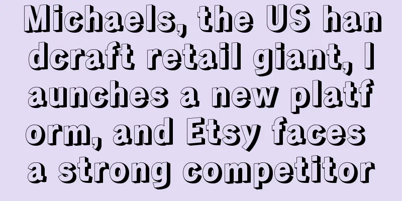 Michaels, the US handcraft retail giant, launches a new platform, and Etsy faces a strong competitor