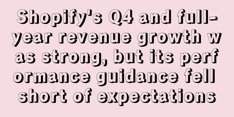 Shopify's Q4 and full-year revenue growth was strong, but its performance guidance fell short of expectations