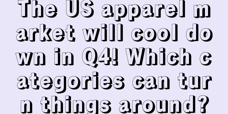 The US apparel market will cool down in Q4! Which categories can turn things around?