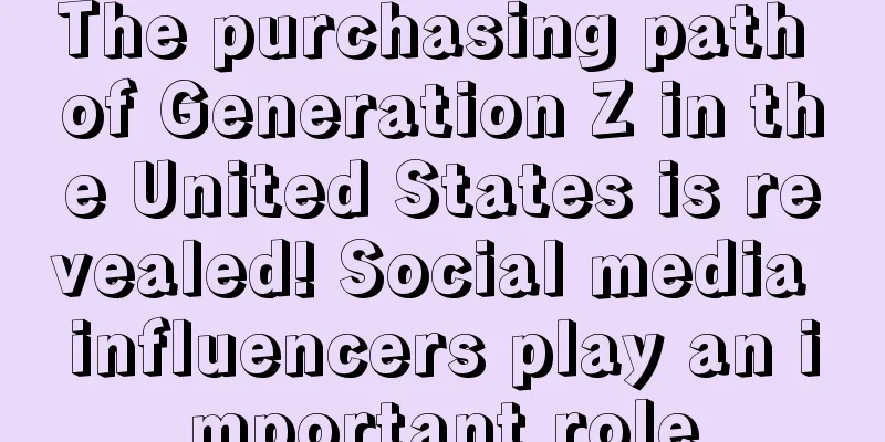 The purchasing path of Generation Z in the United States is revealed! Social media influencers play an important role