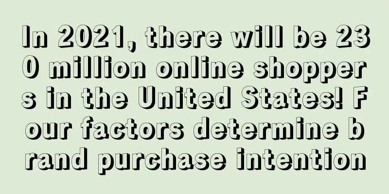 In 2021, there will be 230 million online shoppers in the United States! Four factors determine brand purchase intention