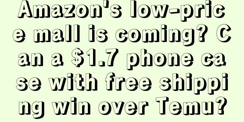 Amazon's low-price mall is coming? Can a $1.7 phone case with free shipping win over Temu?
