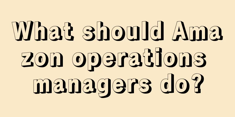 What should Amazon operations managers do?