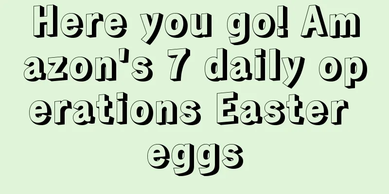 Here you go! Amazon's 7 daily operations Easter eggs