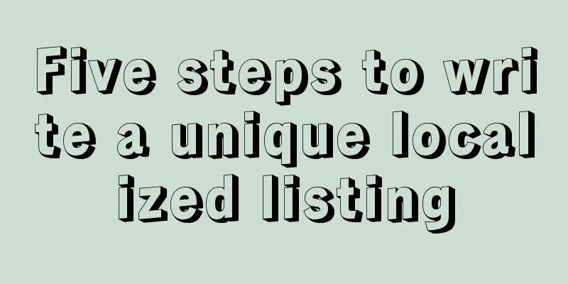 Five steps to write a unique localized listing