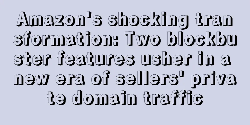 Amazon's shocking transformation: Two blockbuster features usher in a new era of sellers' private domain traffic