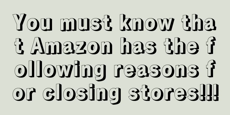 You must know that Amazon has the following reasons for closing stores!!!