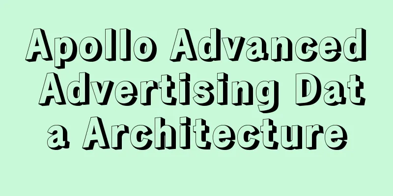 Apollo Advanced Advertising Data Architecture