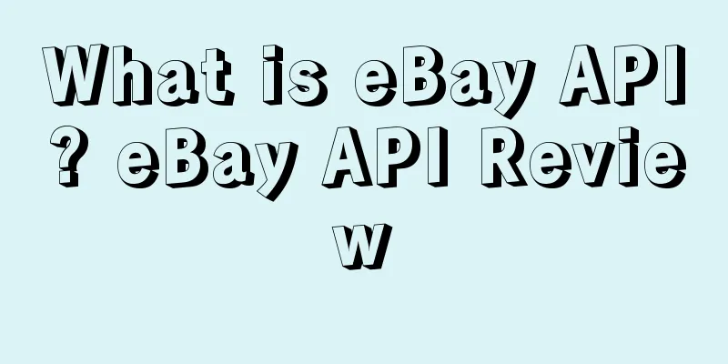 What is eBay API? eBay API Review