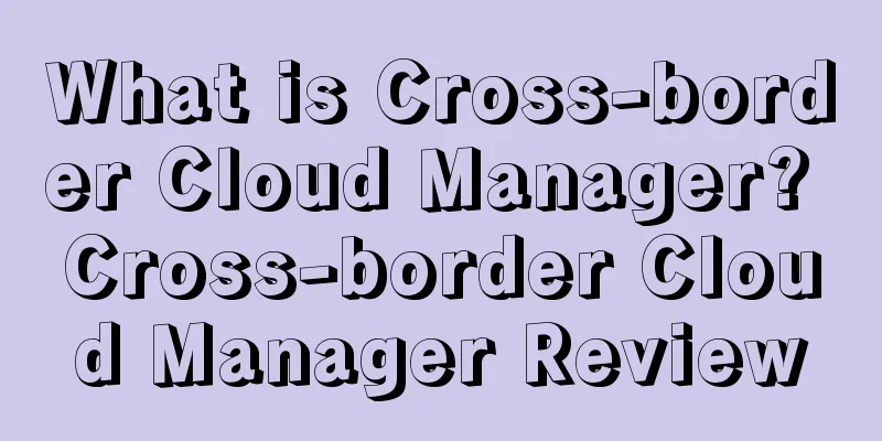 What is Cross-border Cloud Manager? Cross-border Cloud Manager Review
