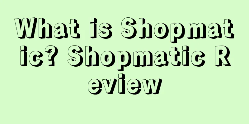 What is Shopmatic? Shopmatic Review