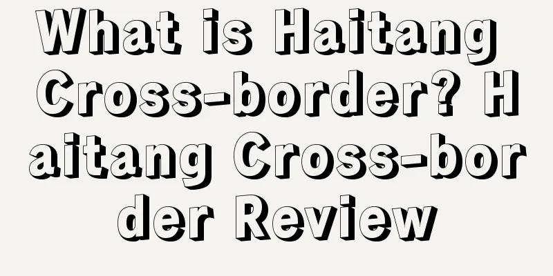 What is Haitang Cross-border? Haitang Cross-border Review