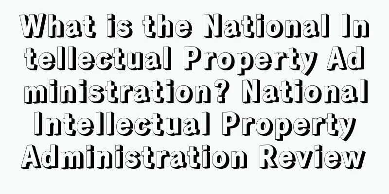 What is the National Intellectual Property Administration? National Intellectual Property Administration Review