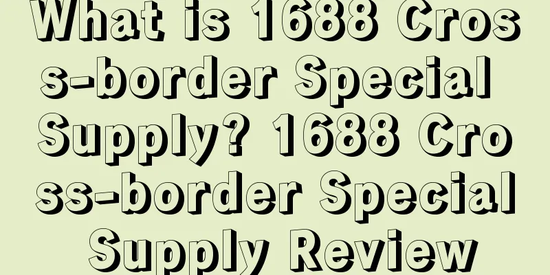 What is 1688 Cross-border Special Supply? 1688 Cross-border Special Supply Review