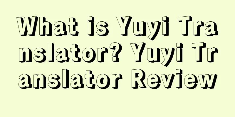 What is Yuyi Translator? Yuyi Translator Review