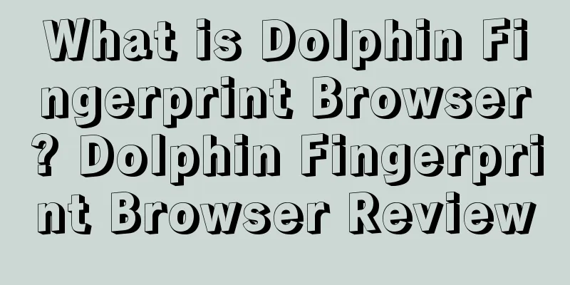 What is Dolphin Fingerprint Browser? Dolphin Fingerprint Browser Review