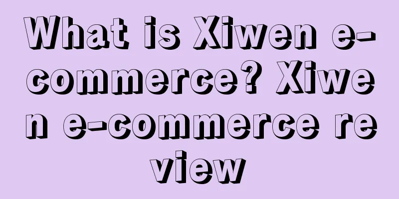What is Xiwen e-commerce? Xiwen e-commerce review
