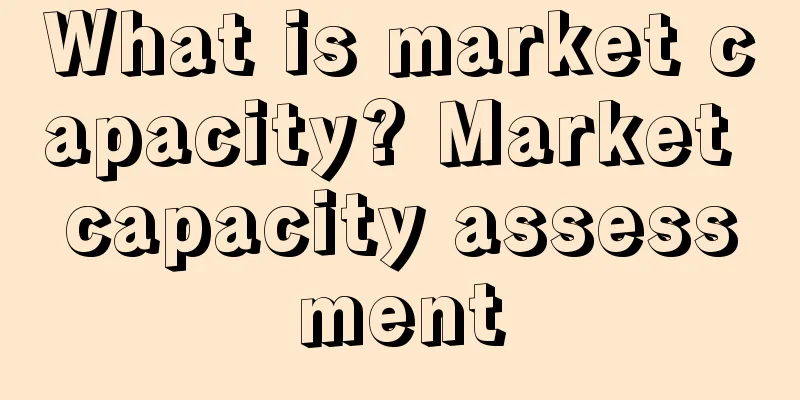What is market capacity? Market capacity assessment