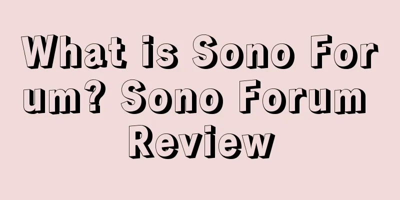 What is Sono Forum? Sono Forum Review