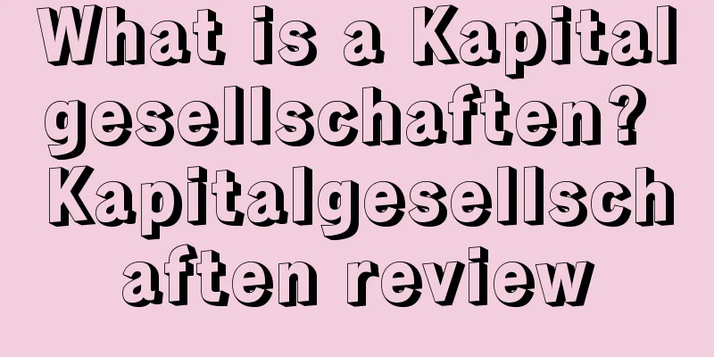 What is a Kapitalgesellschaften? Kapitalgesellschaften review