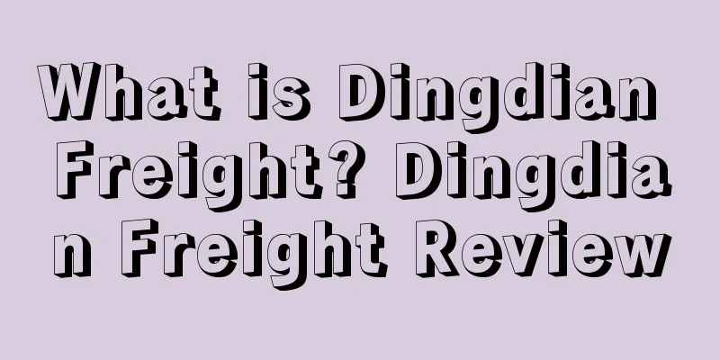 What is Dingdian Freight? Dingdian Freight Review