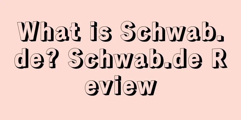 What is Schwab.de? Schwab.de Review
