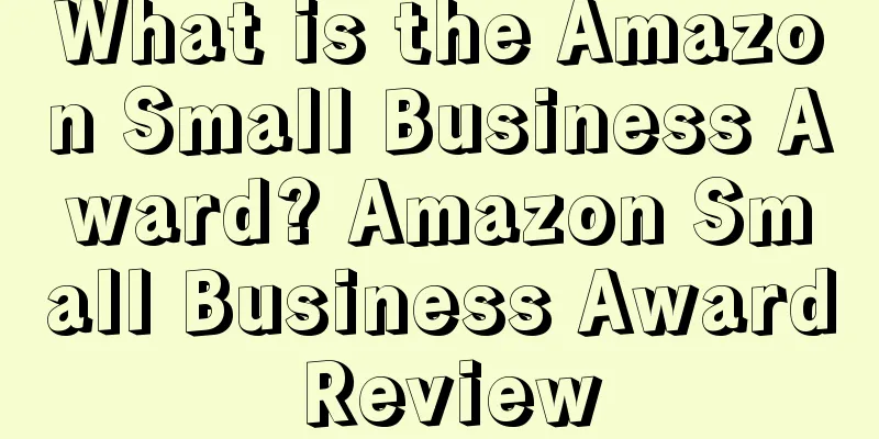 What is the Amazon Small Business Award? Amazon Small Business Award Review