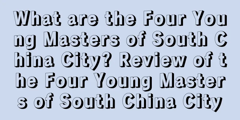 What are the Four Young Masters of South China City? Review of the Four Young Masters of South China City