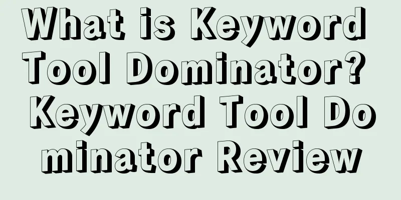 What is Keyword Tool Dominator? Keyword Tool Dominator Review