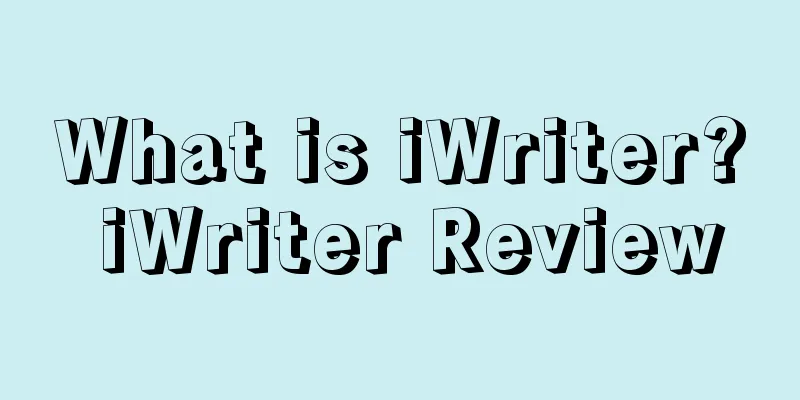 What is iWriter? iWriter Review