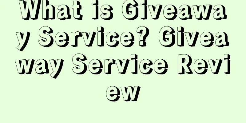 What is Giveaway Service? Giveaway Service Review