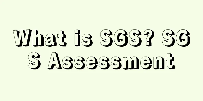 What is SGS? SGS Assessment