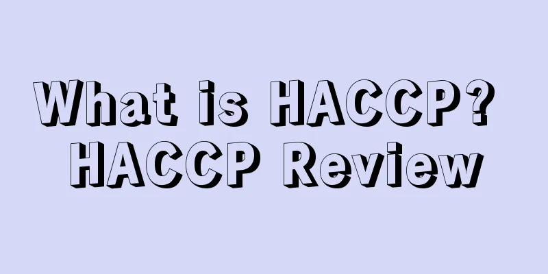 What is HACCP? HACCP Review